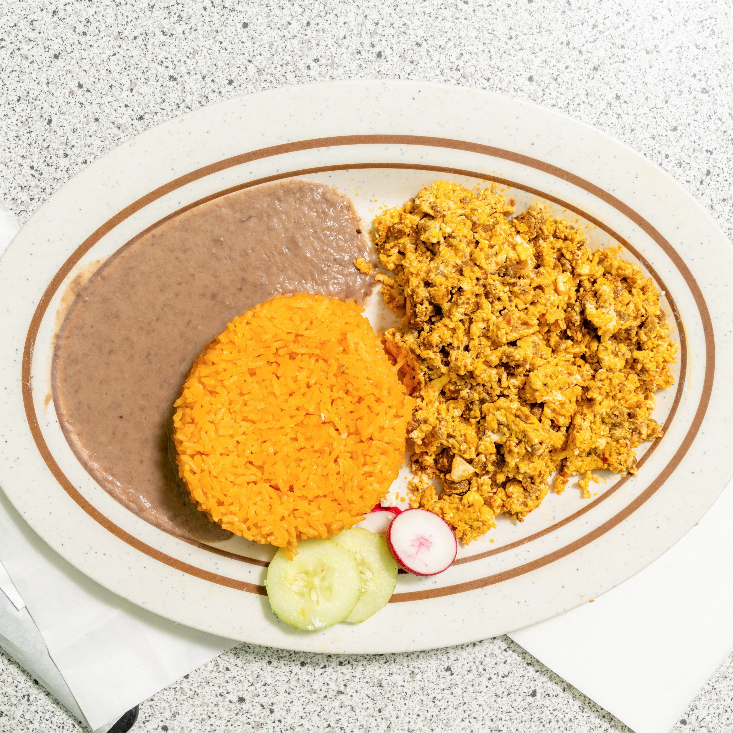 Huevos Con Chorizo.